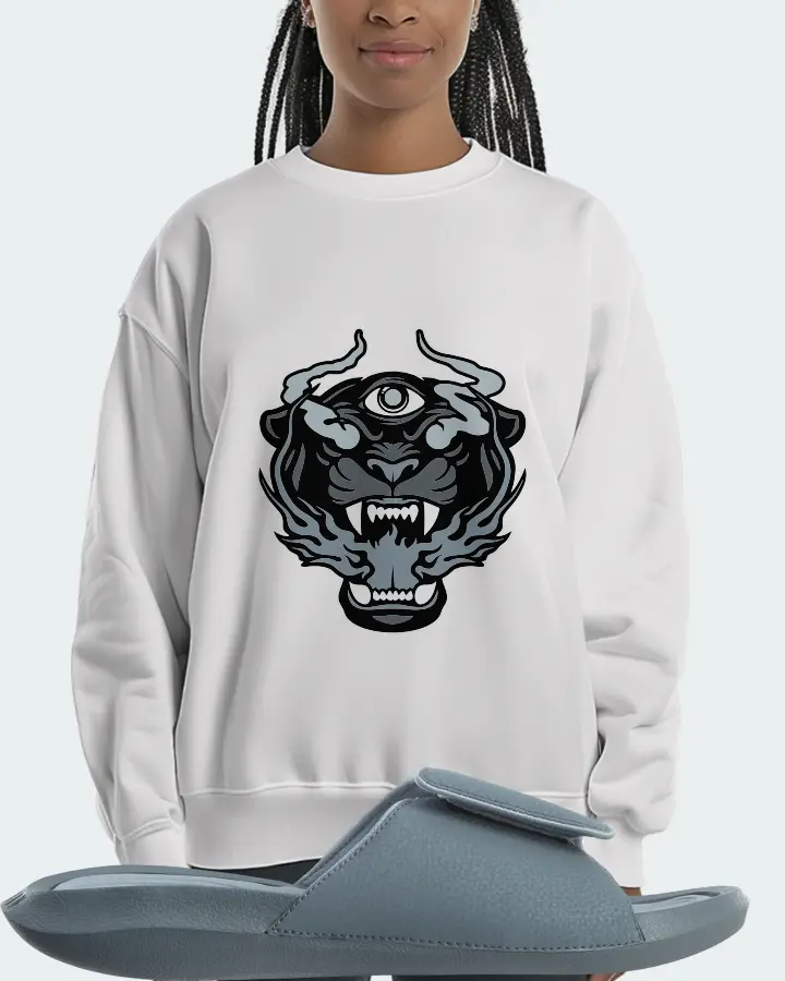 Jordan Hydro 6 Sneaker Matching White Sweatshirt (The Beast) - View 3