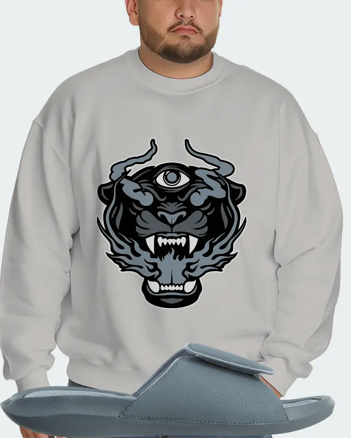 Jordan Hydro 6 Sneaker Matching Grey Sweatshirt (The Beast) - View 6