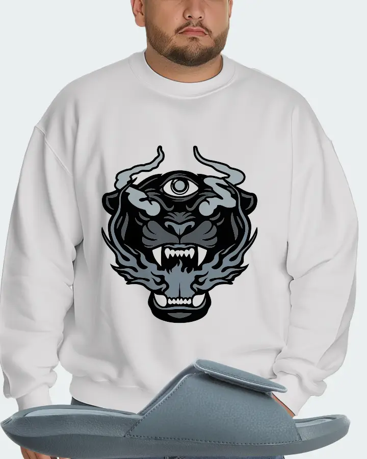 Jordan Hydro 6 Sneaker Matching White Sweatshirt (The Beast) - View 6