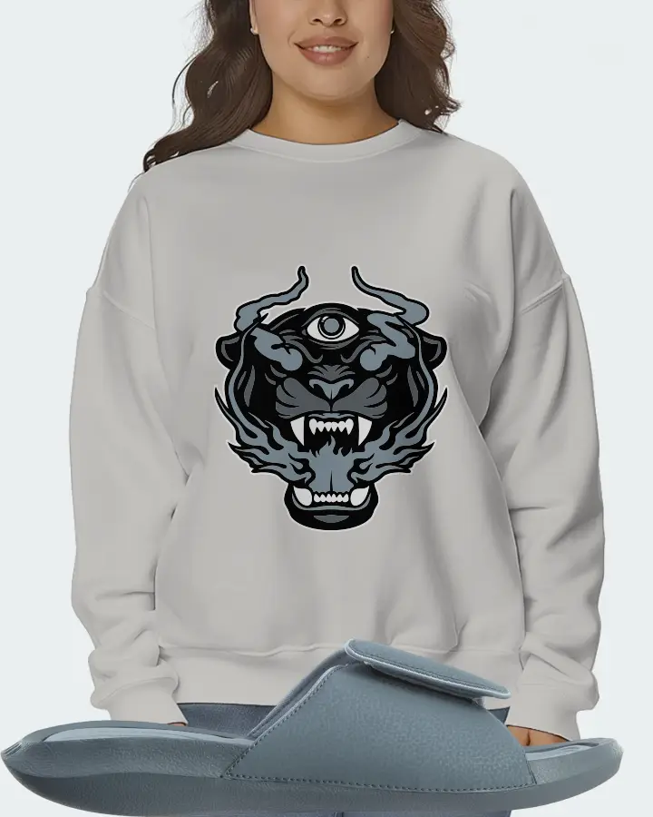 Jordan Hydro 6 Sneaker Matching Grey Sweatshirt (The Beast) - View 7