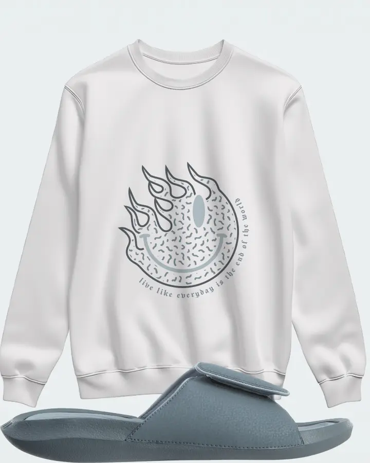 Sweatshirt in White