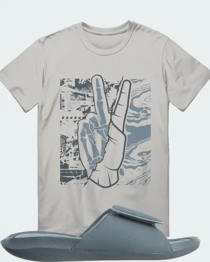 Jordan Hydro 6 Sneaker Matching Grey T-Shirt - Peace of mind