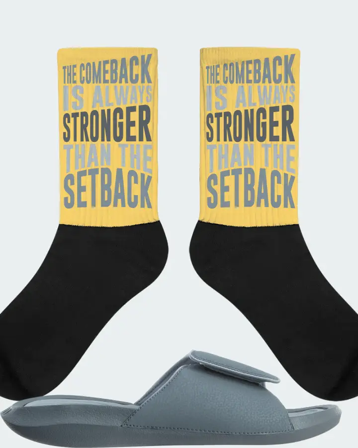 Jordan Hydro 6 Sneaker Matching Yellow Socks (The Comeback) - View 1