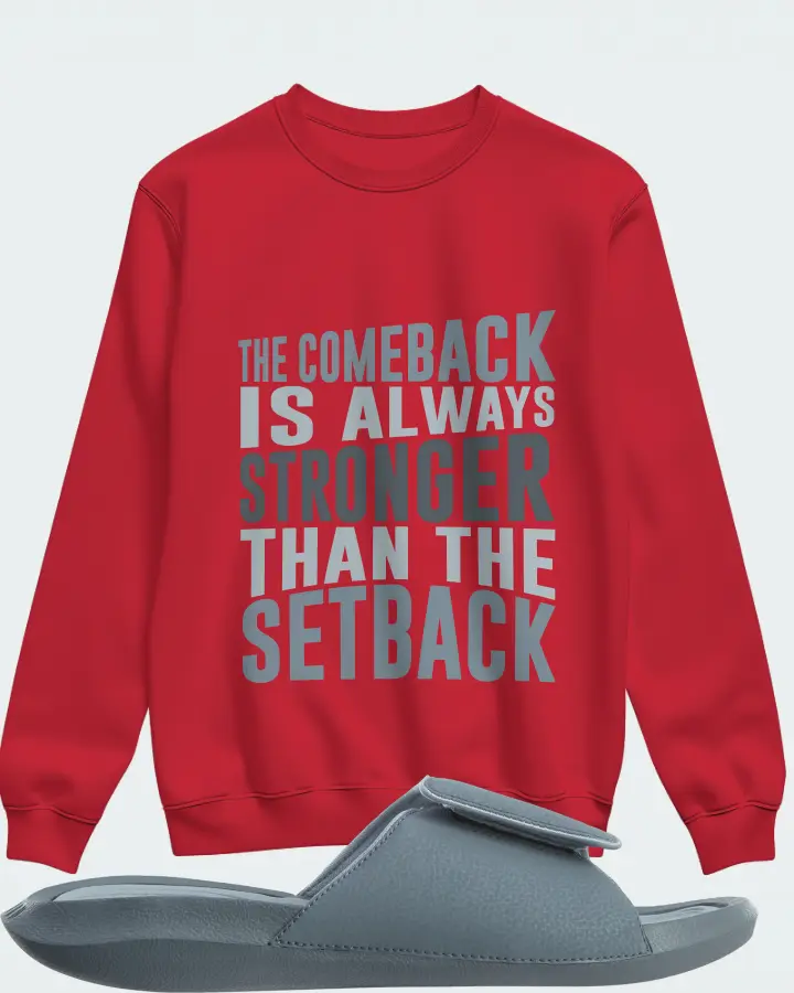 Sweatshirt in Red