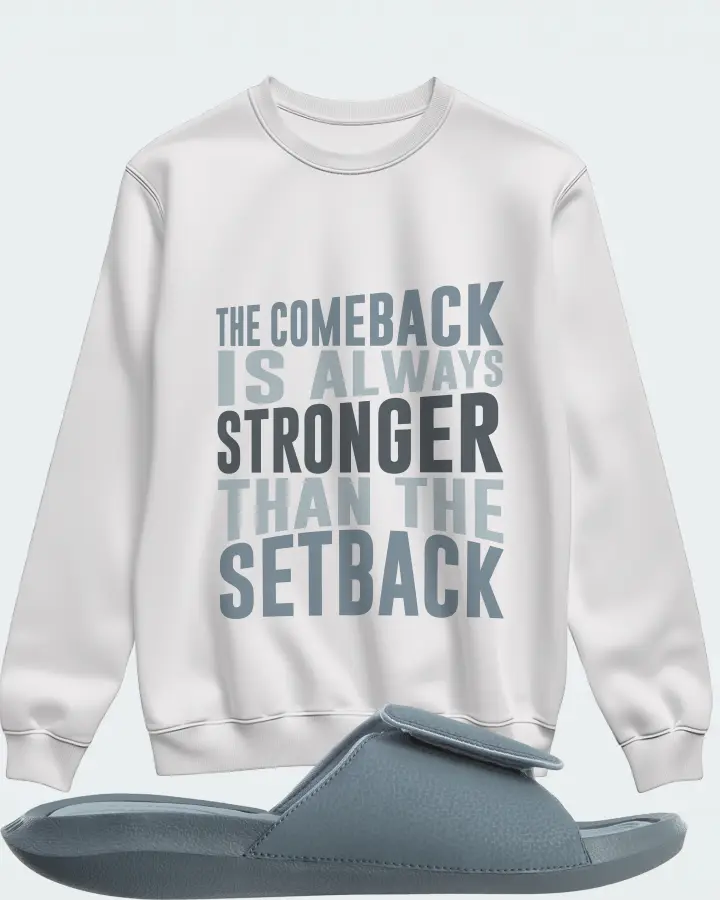 Jordan Hydro 6 Sneaker Matching White Sweatshirt (The Comeback) - View 1