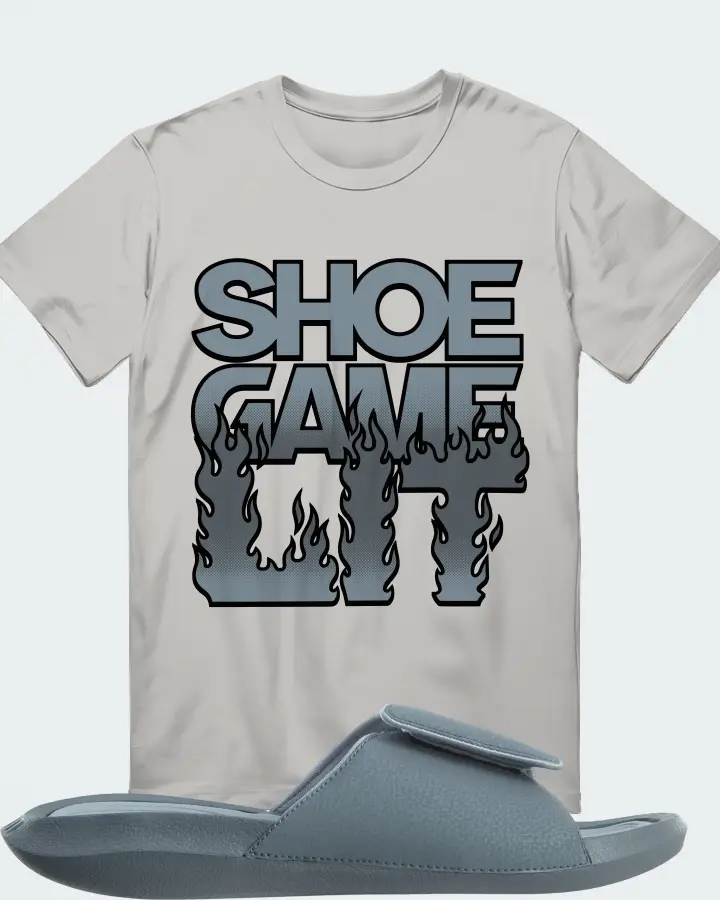 Jordan Hydro 6 Sneaker Matching Grey T-Shirt - Shoe Game Lit Refreshed