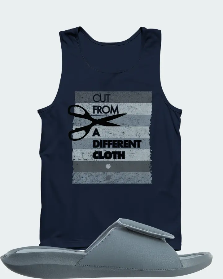 Jordan Hydro 6 Sneaker Matching Navy Tank Top - Cut From a Different Cloth
