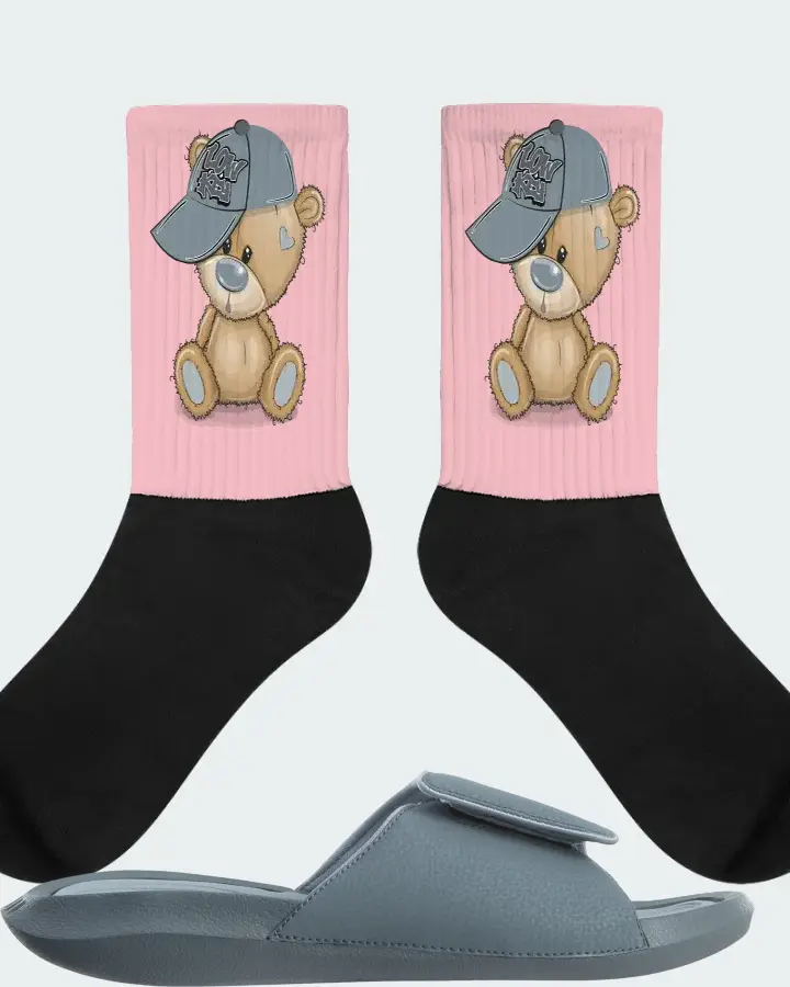 Jordan Hydro 6 Sneaker Matching Pink Socks - LOW KEY BEAR