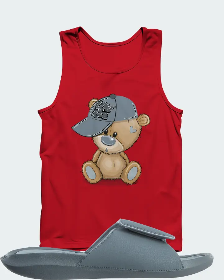 Jordan Hydro 6 Sneaker Matching Red Tank Top - LOW KEY BEAR