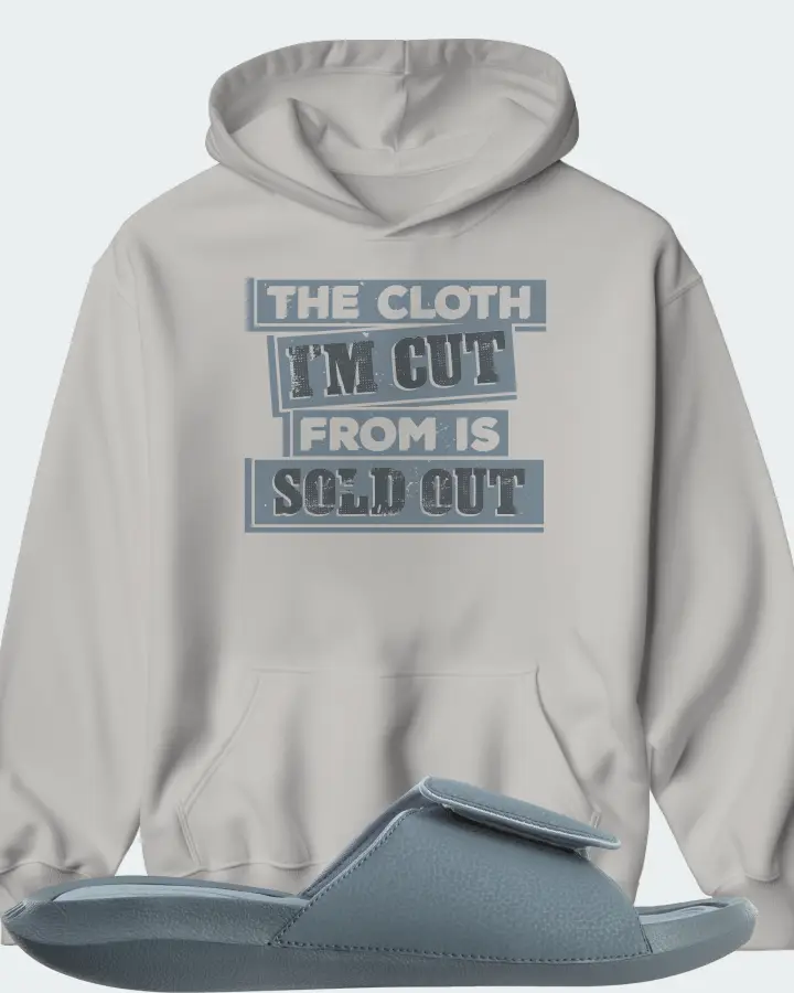 Jordan Hydro 6 Sneaker Matching Grey Hoodie - The Cloth I'm Cut From Refreshed