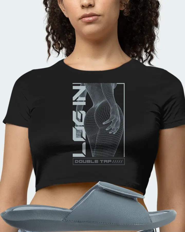 Jordan Hydro 6 Sneaker Matching Black Crop Top (LOGIN) - View 4