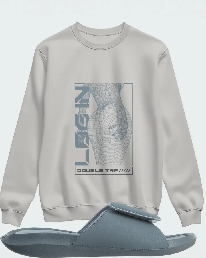 Jordan Hydro 6 Sneaker Matching Grey Sweatshirt (LOGIN) - View 1