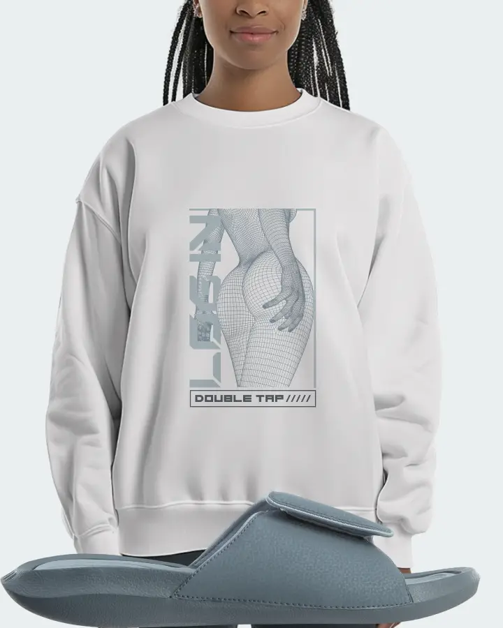 Jordan Hydro 6 Sneaker Matching White Sweatshirt (LOGIN) - View 3
