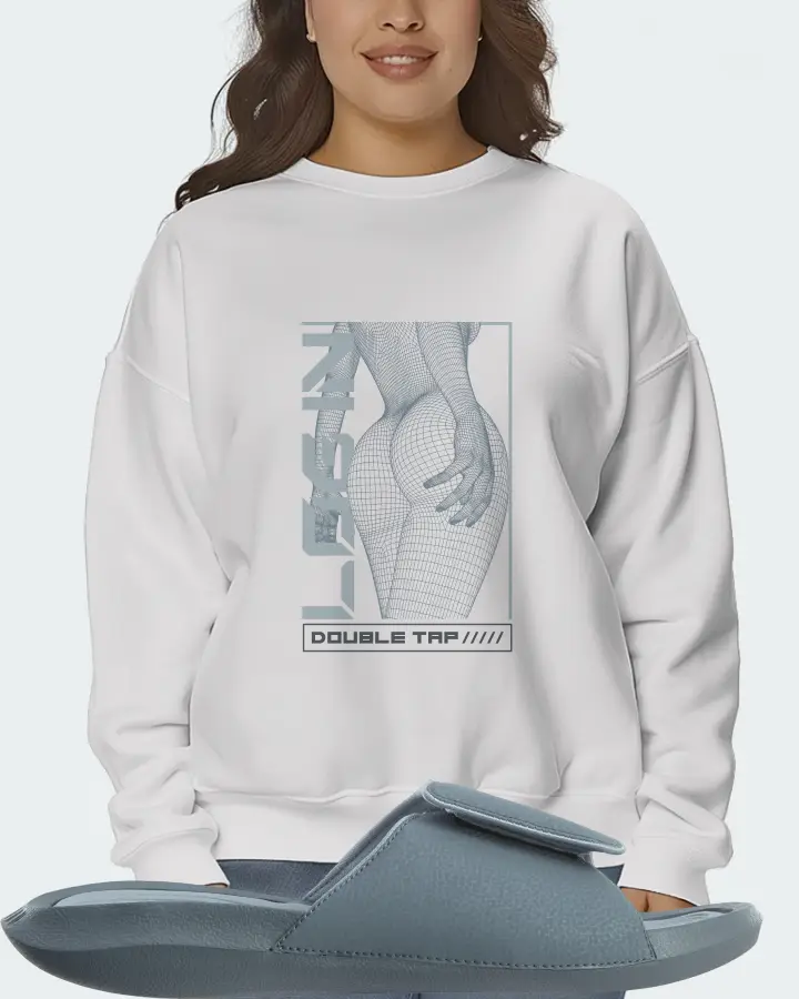 Jordan Hydro 6 Sneaker Matching White Sweatshirt (LOGIN) - View 7