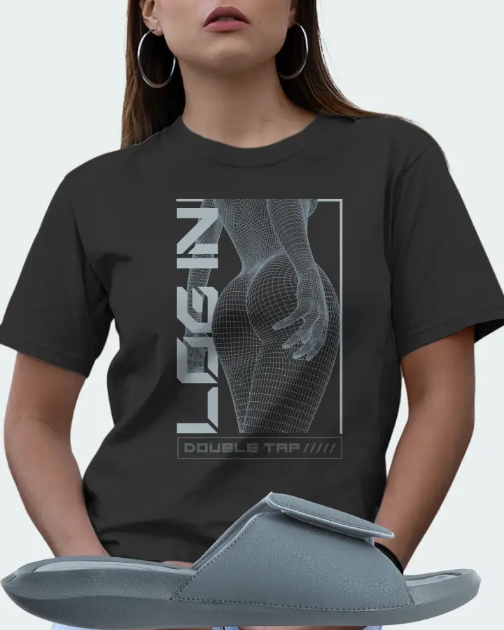 Jordan Hydro 6 Sneaker Matching Graphite T-Shirt (LOGIN) - View 7