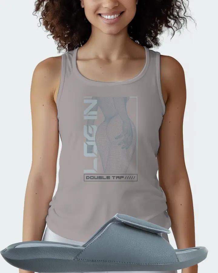 Jordan Hydro 6 Sneaker Matching Grey Tank Top (LOGIN) - View 3