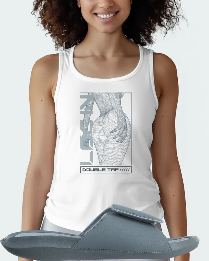 Jordan Hydro 6 Sneaker Matching White Tank Top (LOGIN) - View 3