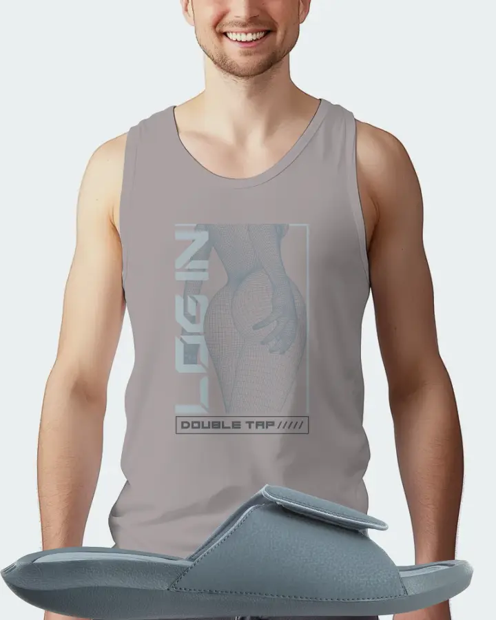 Jordan Hydro 6 Sneaker Matching Grey Tank Top (LOGIN) - View 4