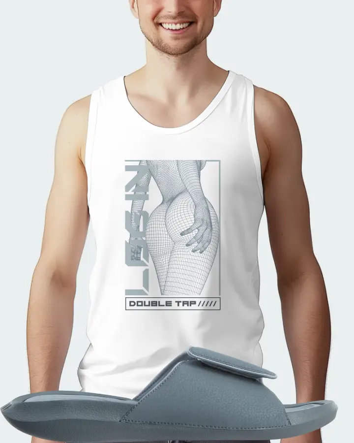 Jordan Hydro 6 Sneaker Matching White Tank Top (LOGIN) - View 4