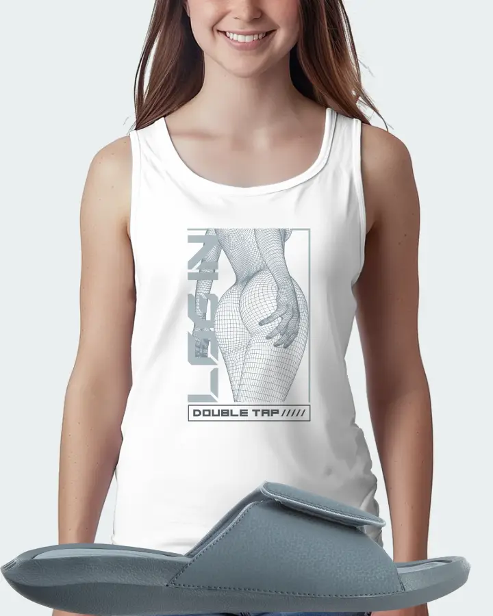 Jordan Hydro 6 Sneaker Matching White Tank Top (LOGIN) - View 5