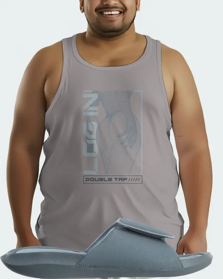Jordan Hydro 6 Sneaker Matching Grey Tank Top (LOGIN) - View 6