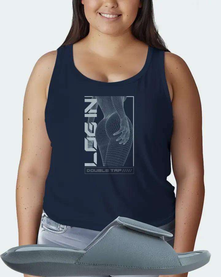 Jordan Hydro 6 Sneaker Matching Navy Tank Top (LOGIN) - View 7