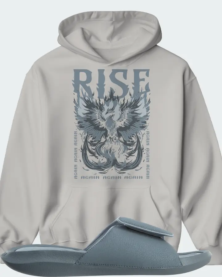 Jordan Hydro 6 Sneaker Matching Grey Hoodie - RISE