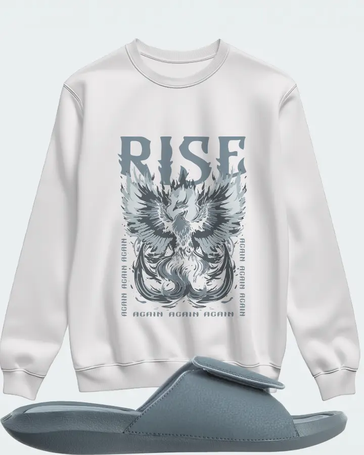 Jordan Hydro 6 Sneaker Matching White Sweatshirt - RISE
