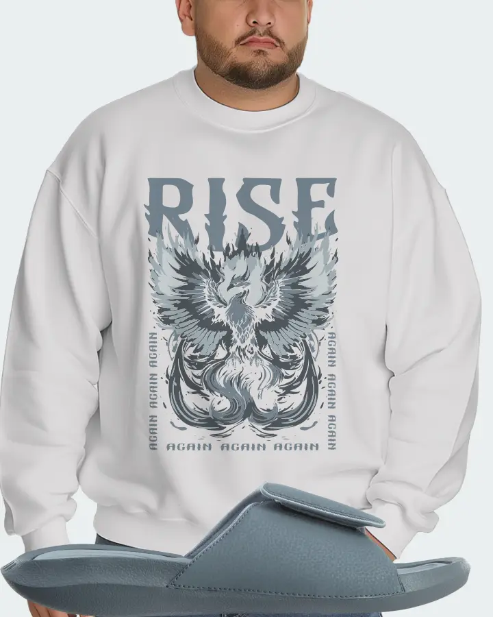 Jordan Hydro 6 Sneaker Matching White Sweatshirt (RISE) - View 6