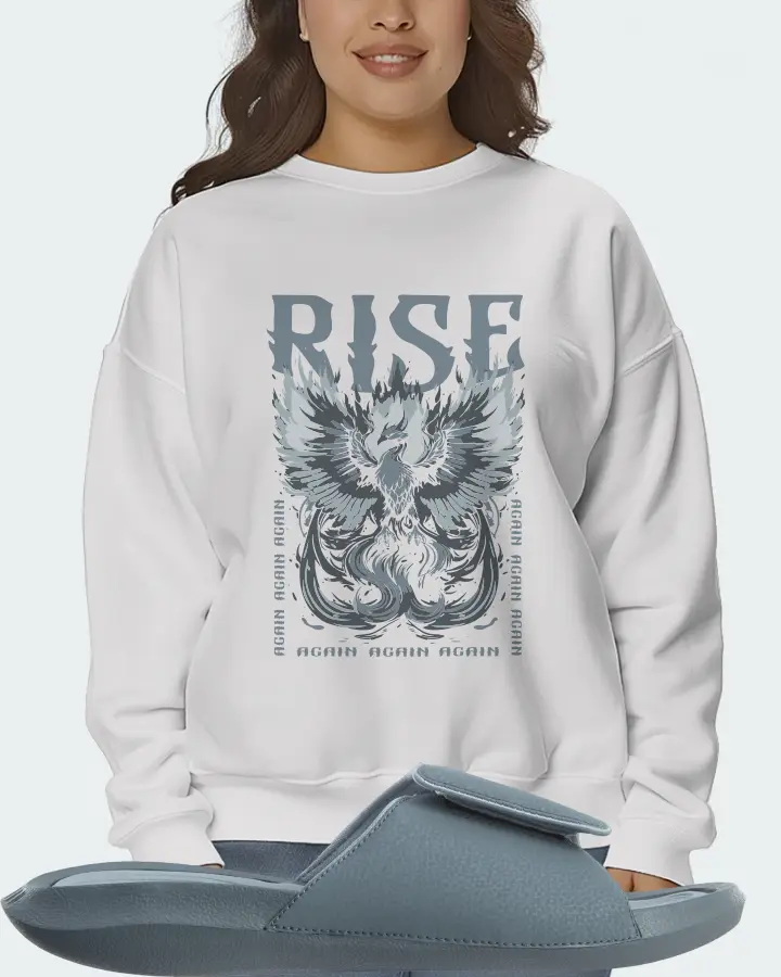 Jordan Hydro 6 Sneaker Matching White Sweatshirt (RISE) - View 7