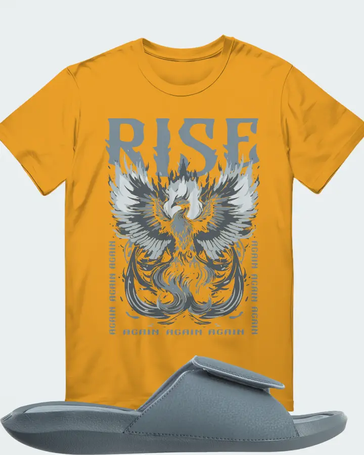 Jordan Hydro 6 Sneaker Matching Mustard T-Shirt - RISE