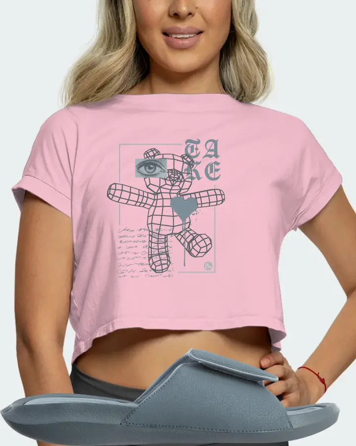 Jordan Hydro 6 Sneaker Matching Pink Crop Top (TAKE) - View 5
