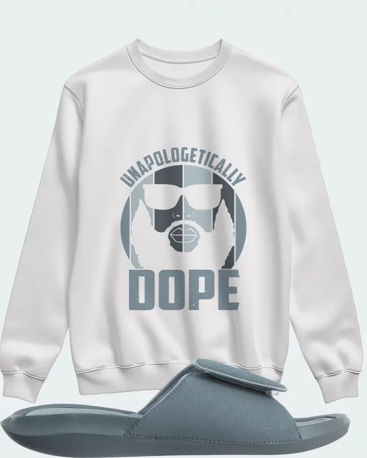 Jordan Hydro 6 Sneaker Matching White Sweatshirt - UNAPOLOGETICALLY DOPE Man