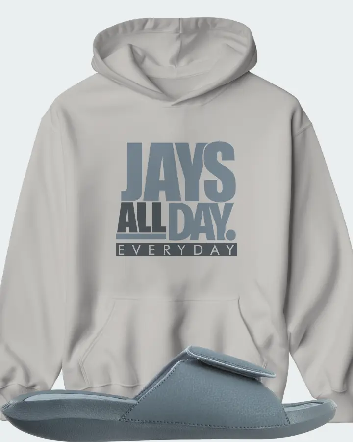 Jordan Hydro 6 Sneaker Matching Grey Hoodie - Jays All Day