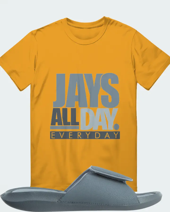 Jordan Hydro 6 Sneaker Matching Mustard T-Shirt - Jays All Day