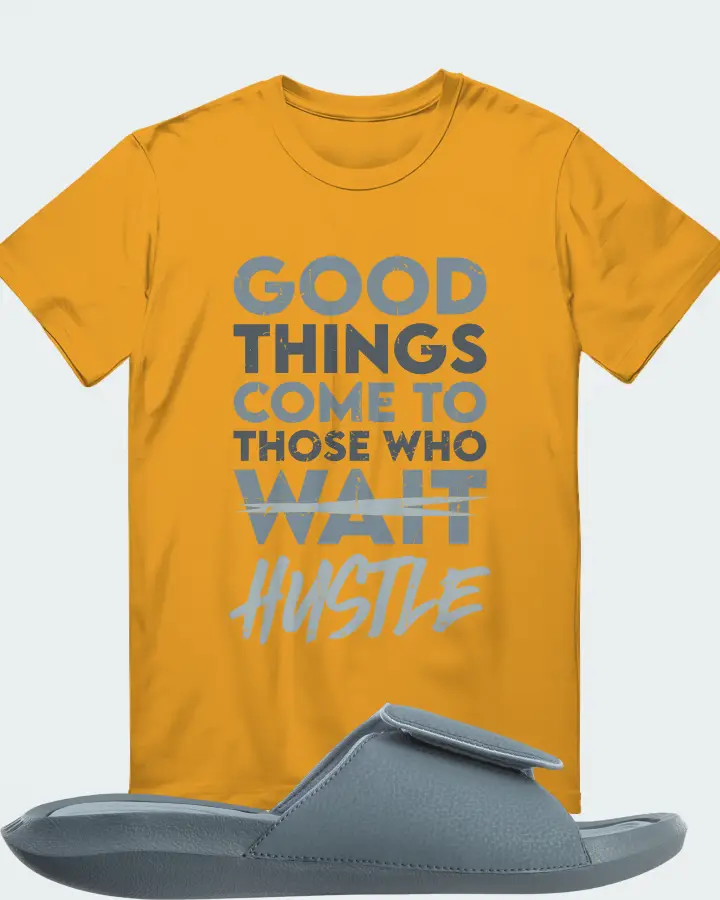 Jordan Hydro 6 Sneaker Matching Mustard T-Shirt - Good Things Come