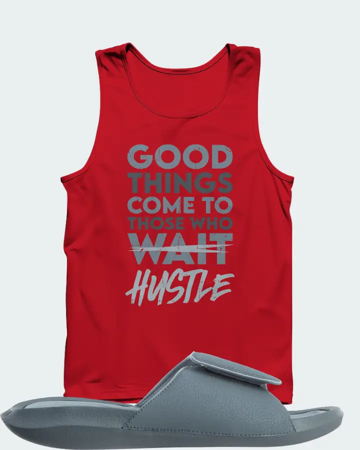 Jordan Hydro 6 Sneaker Matching Red Tank Top - Good Things Come