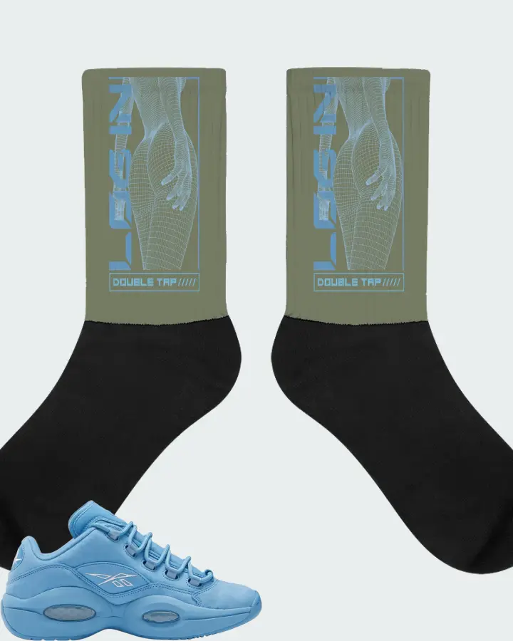 Socks in Olive