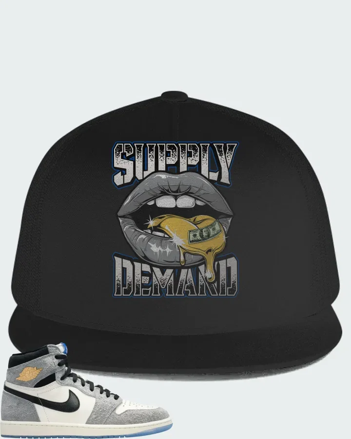 Air Jordan 1 High Retro OG Cool Grey Matching Hat