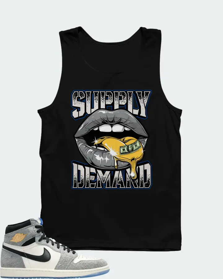Air Jordan 1 High Retro OG Cool Grey Matching Tank Top
