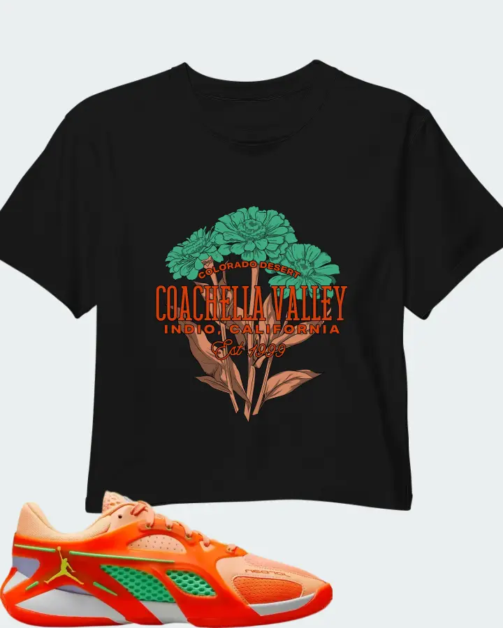 Air Jordan Heir Peach Jam Matching Crop Top