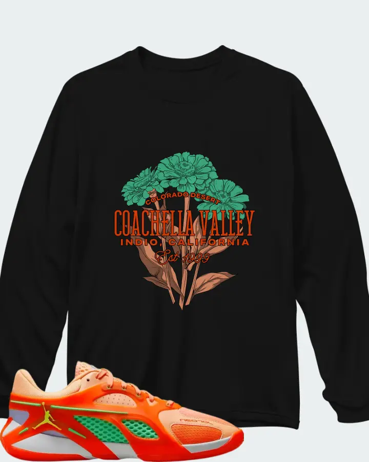Air Jordan Heir Peach Jam Matching Long Sleeve T-Shirt