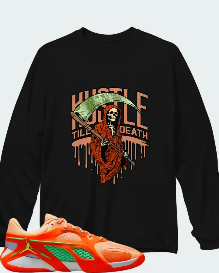Air Jordan Heir Peach Jam Matching Long Sleeve T-Shirt