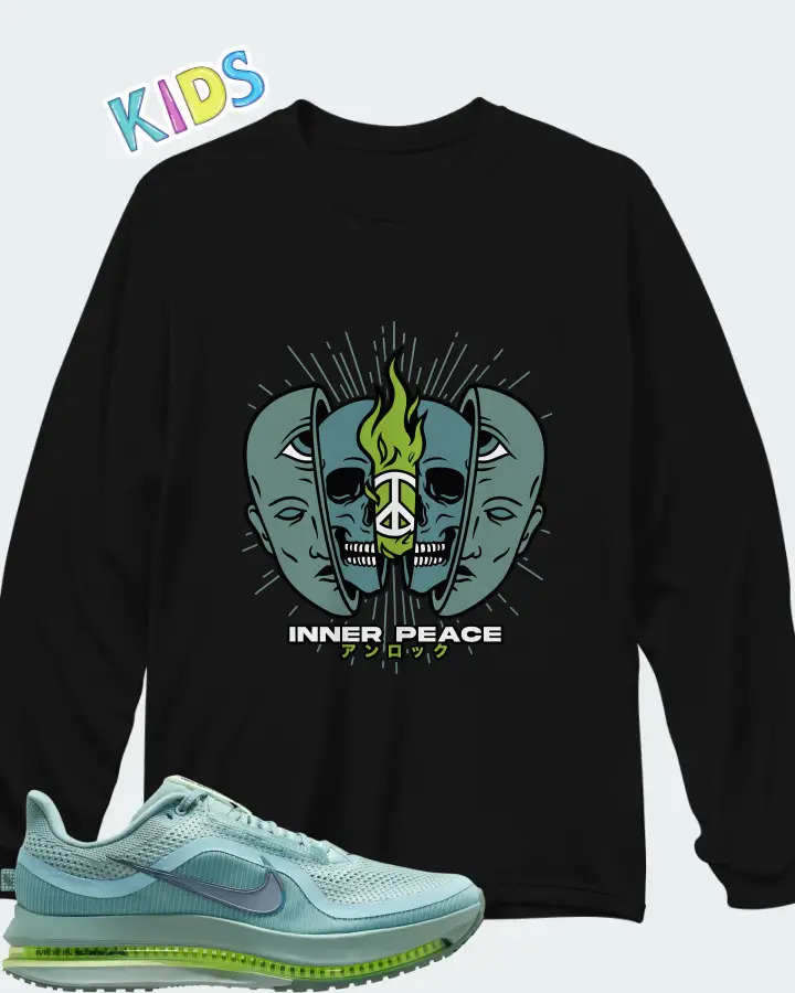 Nike Pegasus Premium Cannon Matching Kid's Long Sleeve T-Shirt