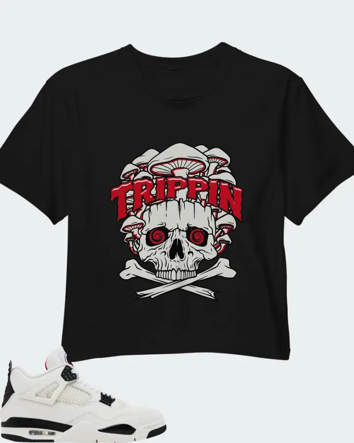 Air Jordan 4 Retro Flight Club Matching Crop Top