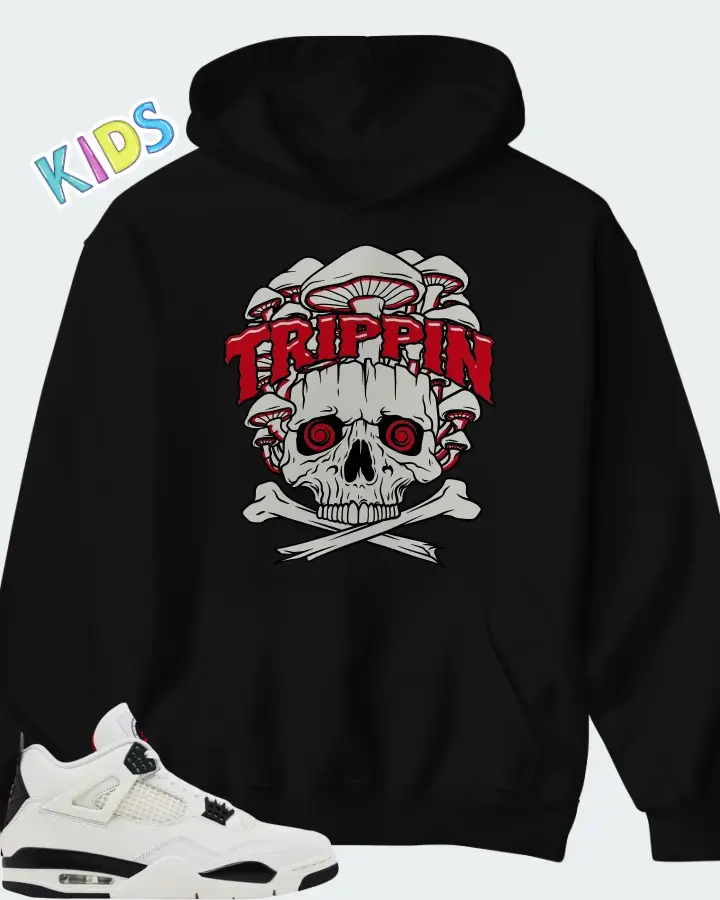 Air Jordan 4 Retro Flight Club Matching Kid's Hoodie