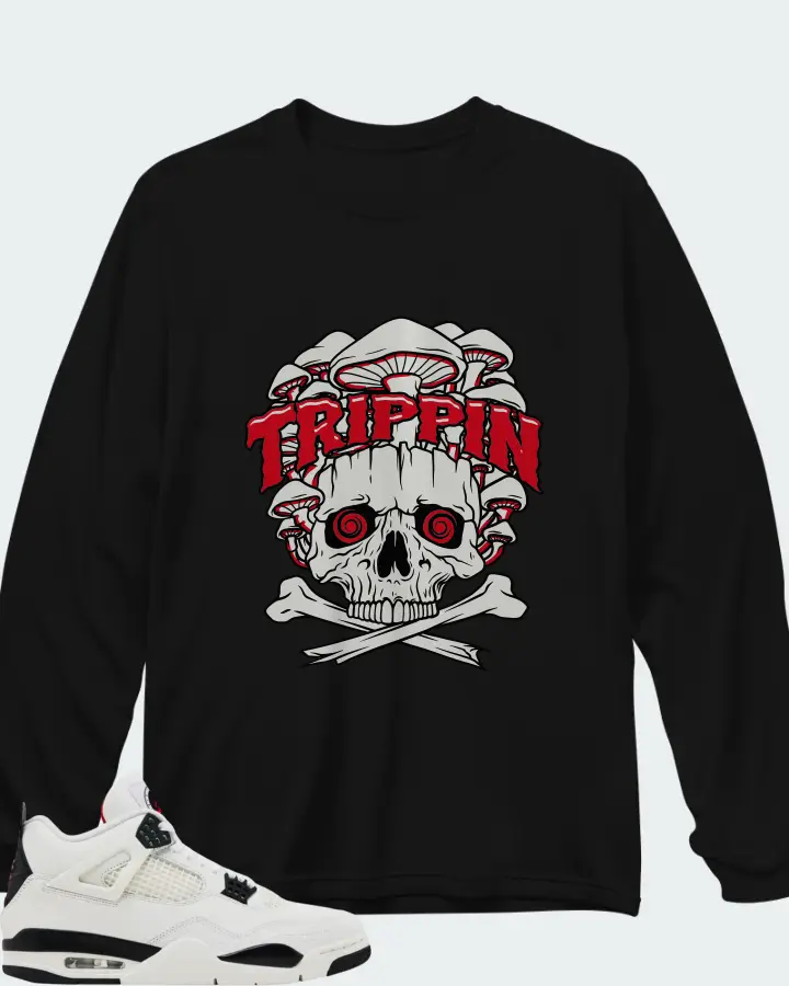 Air Jordan 4 Retro Flight Club Matching Long Sleeve T-Shirt