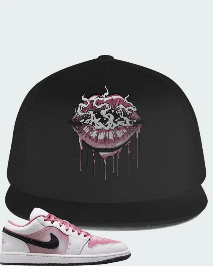 Air Jordan 1 Low SE White Desert Berry Matching Hat