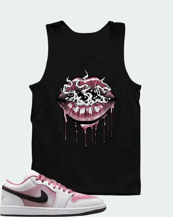 Air Jordan 1 Low SE White Desert Berry Matching Tank Top