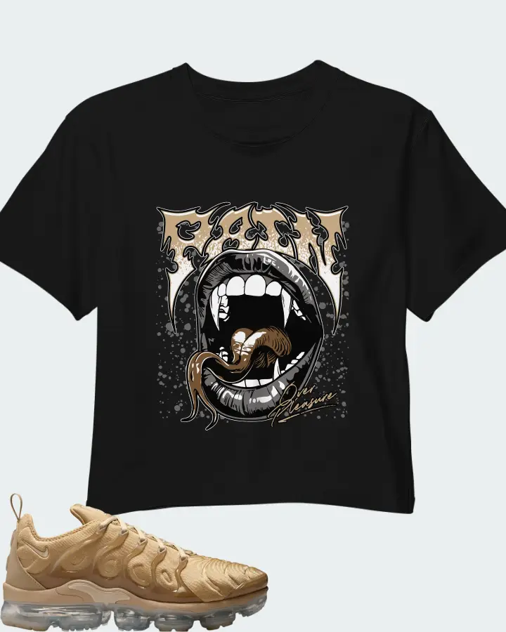 Nike Air Vapormax Plus  Parachute Beige  Matching Crop Top